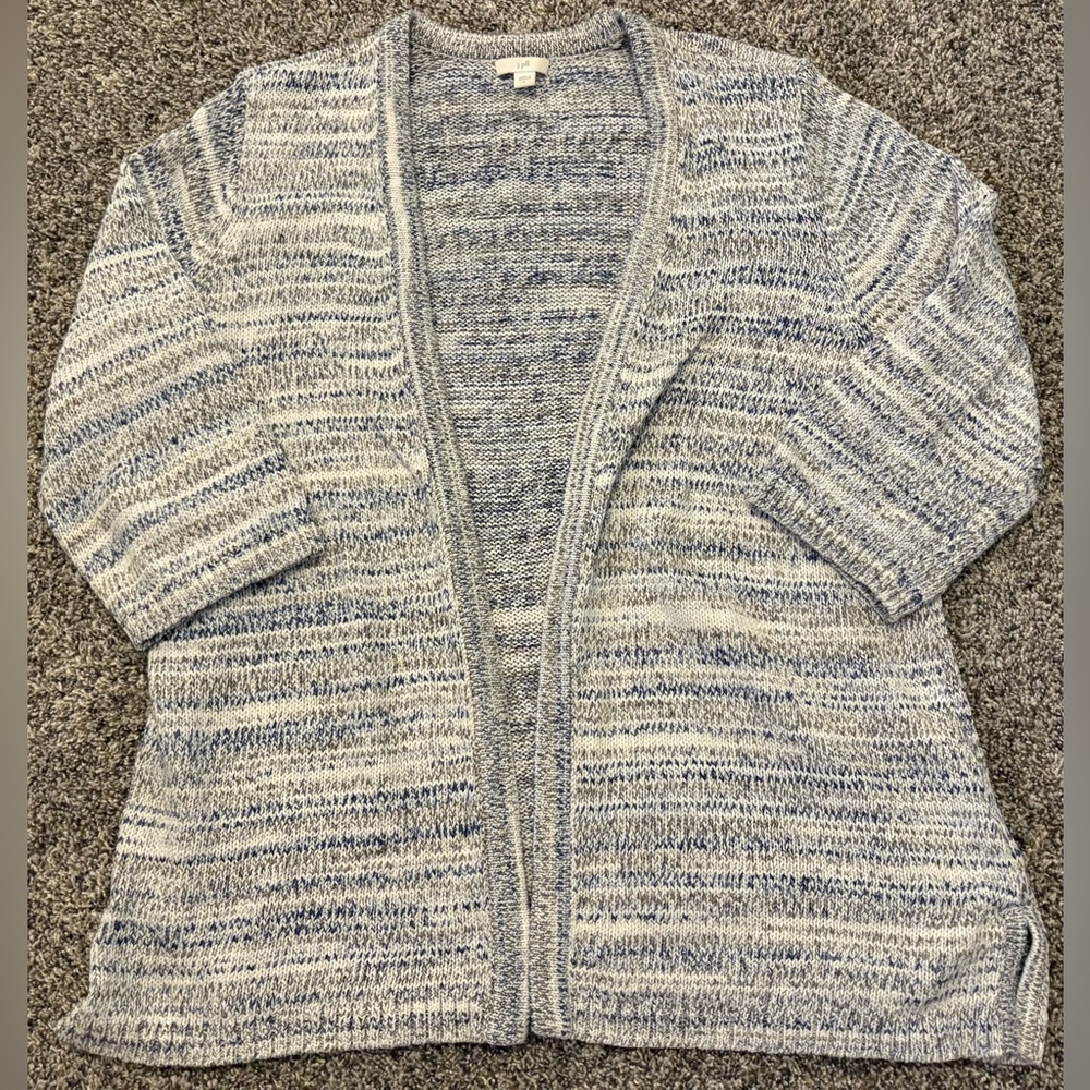 J. Jill Open-Front Knit Cardigan - Size L